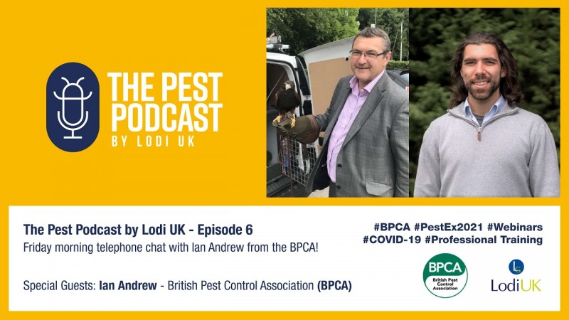 Episode 6 of The Pest Podcast - A Talk with CEO of the BPCA, Ian Andrew