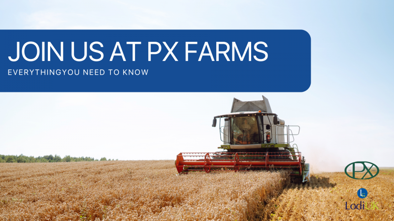 Lodi UK are sponsoring PX Farms Open Day 