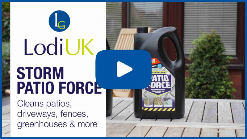 How to Use Storm Patio Force Cleaner