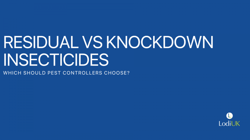 Residual vs Knockdown Insecticides: Which Should You Choose?