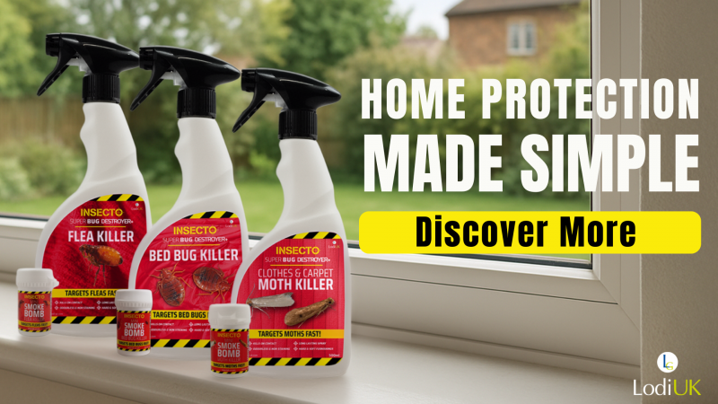 New Insecto Smokes & Sprays from Lodi UK