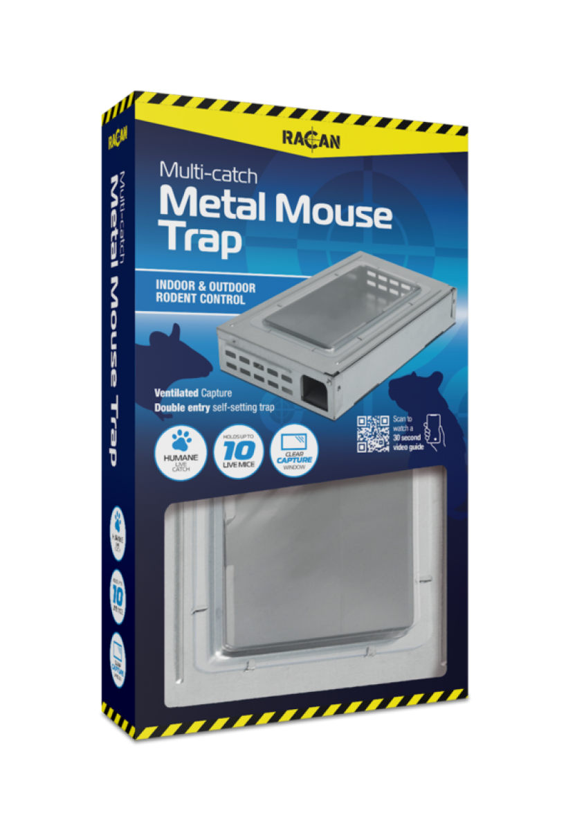Racan Multi-Catch Metal Mouse Trap
