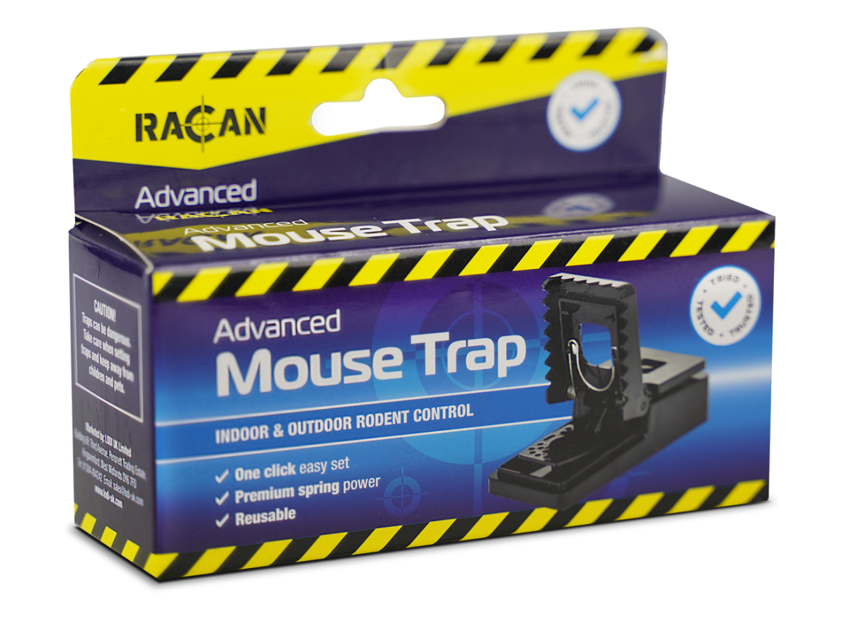 Racan Wooden Mouse Traps - Pack Of 2 - Lodi UK