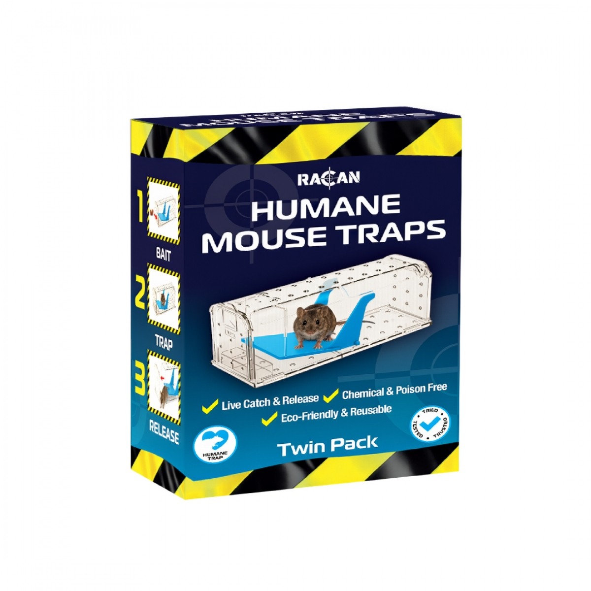 Racan Humane Mouse Trap x2 Pack