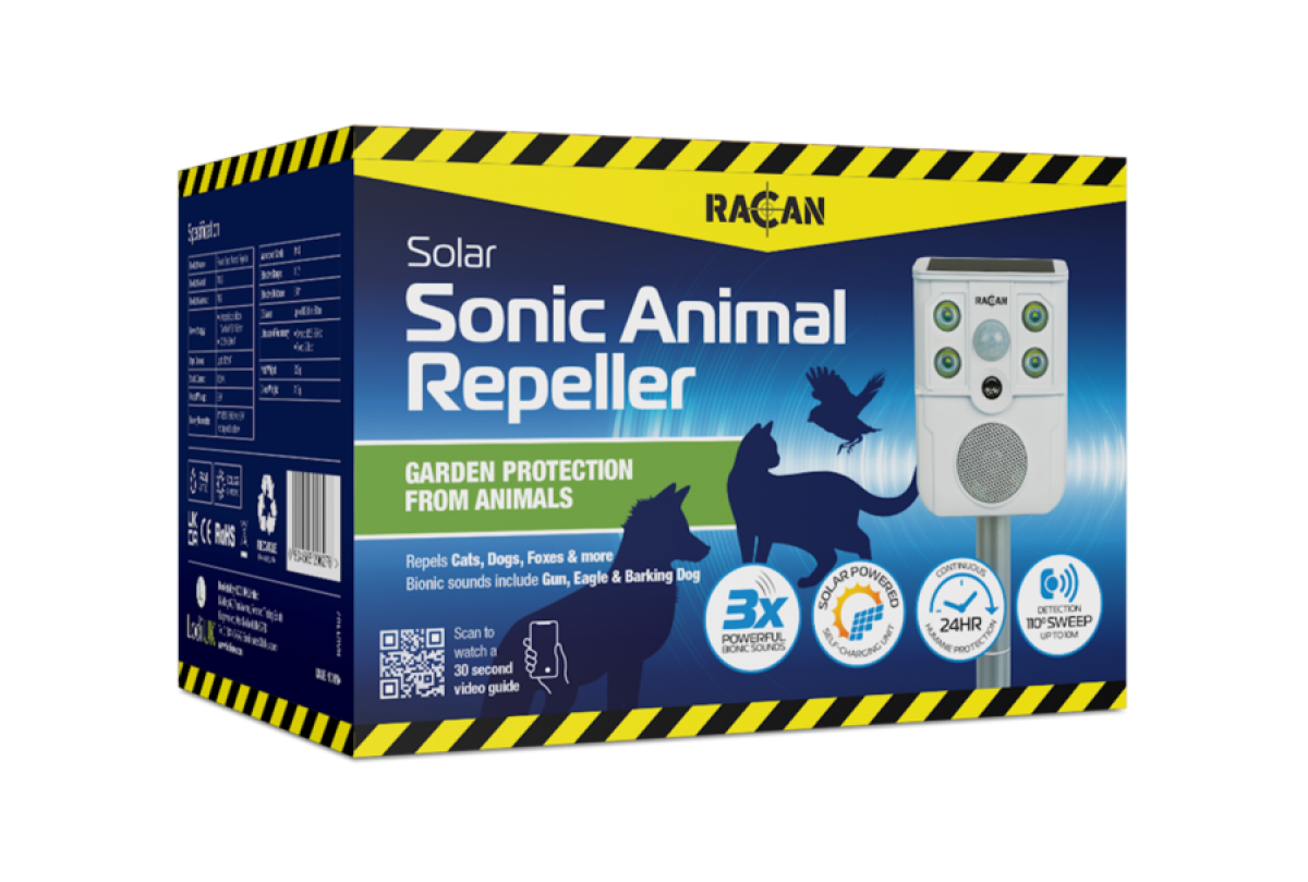 Racan Solar Sonic Animal Repeller 