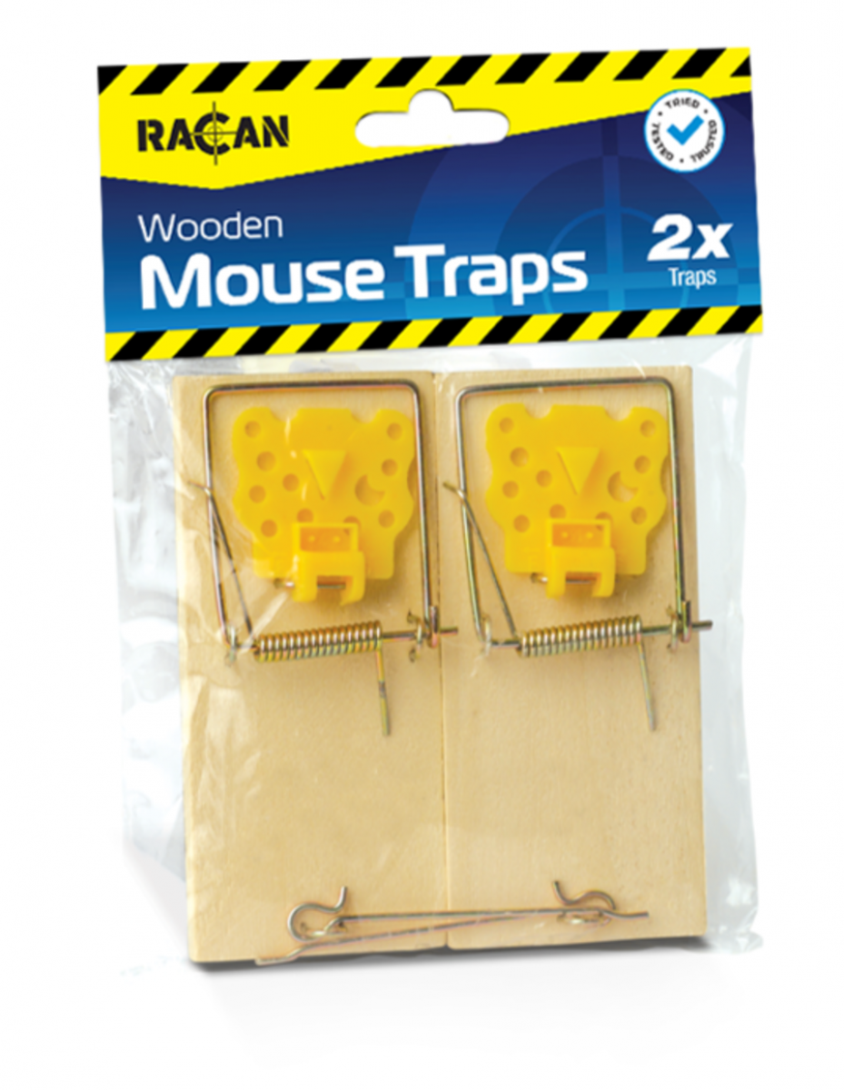 Racan Wooden Mouse Traps